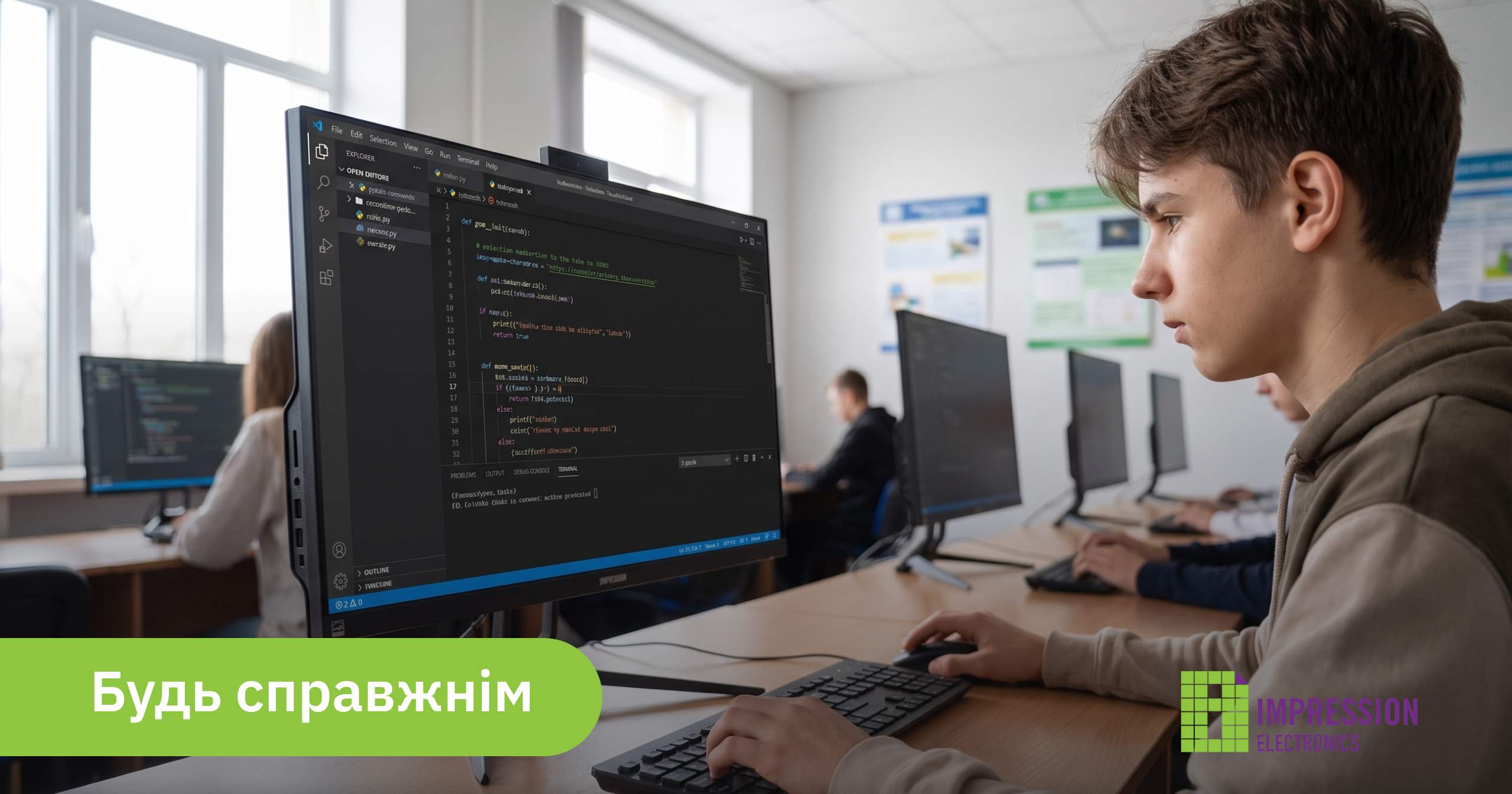 Яке обладнання потрібне для комп’ютерного класу в укритті